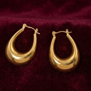 Golden Fashionable Hoops (Gold)